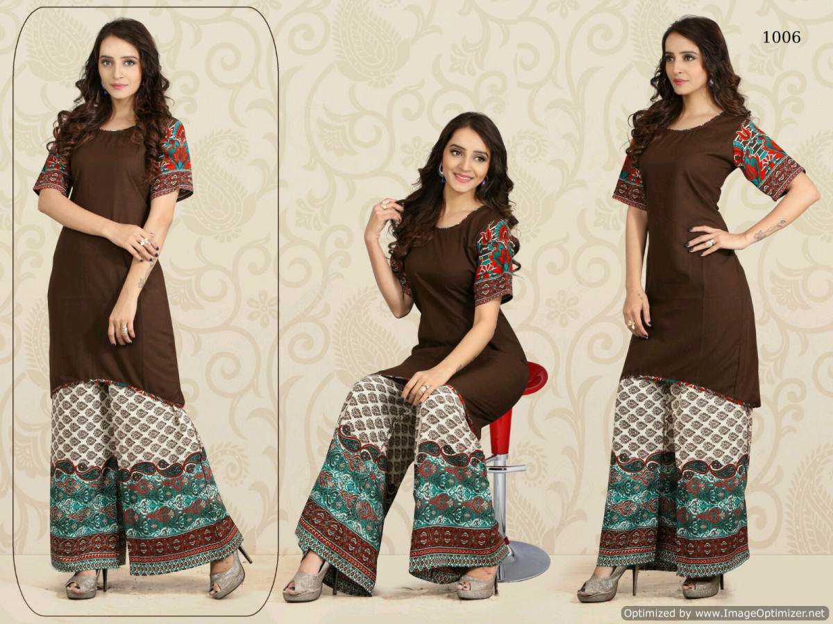 Jugni-Khwaab Latest fancy Designer Ethnic Wear Polly Cotton Printed Kurtis With Bottom Collection
 