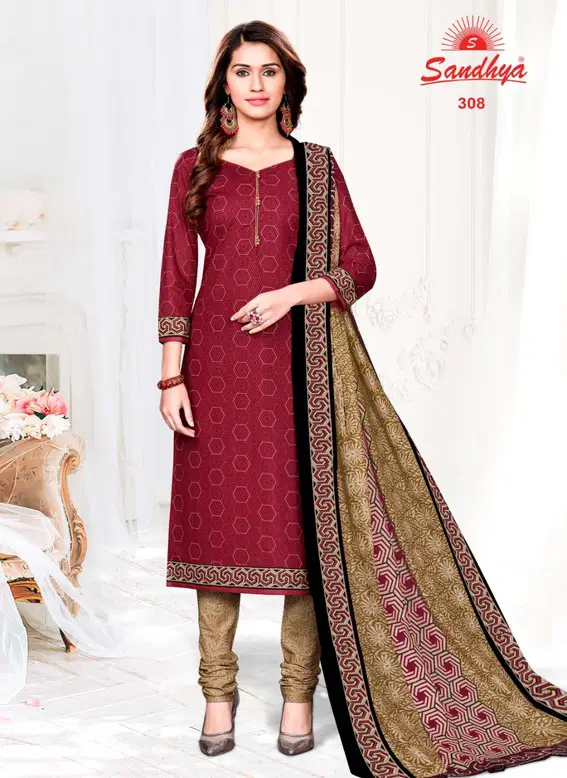 Ganpati Sandhya Punjab Express 3 Cotton Printed Dress Materials Collection
