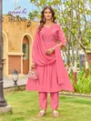 Island By Aanchi Mul Chanderi Embroidery Kurti With Bottom Dupatta 