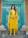 Lucknowi Vol 2 By Radhika Rayon Embroidery Kurti With Bottom Dupatta