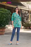 Cotton Shorties Vol 4 By Tips And Tops Cotton Printed Ladies Top Wholesale Shop In Surat