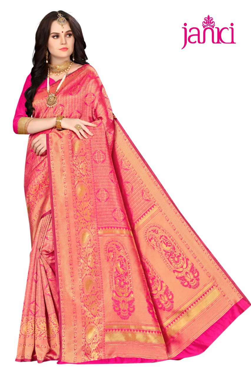 Janki Ruhani 3 Latest Designer festive Wear Silk Saree Collection 