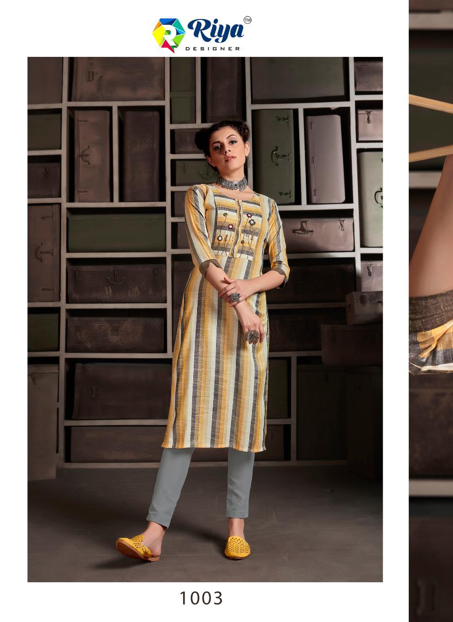 PK FASHION RAINBOW VOL-3 Latest fancy Casual Wear Heavy Cotton Linen Hand loom With Kalimudi Hand Work Kurti With Bottom Collection