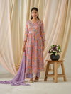 Psyna 2154 Fullstitch Angrakha Style Kurti With Pant Dupatta Wholesale In India