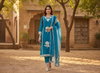 Naisha K 319 Pure Roman With Patch Kurti With Pant Dupatta Wholesale Market In Surat