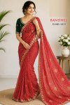 Bandhej Vol 1 By Sw Georgette Bandhani Printed Designer Saree