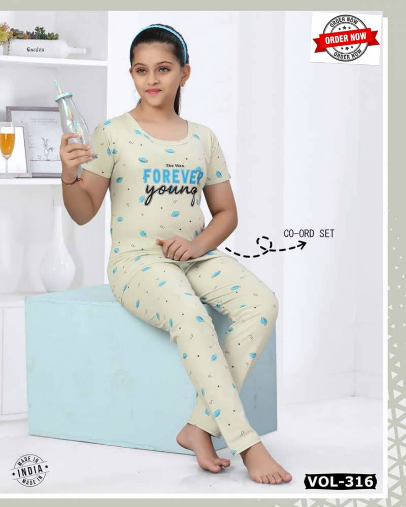 Summer Special Kids Vol Dn 316 Ns Cotton Night Suits Wholesale Suppliers In Mumbai