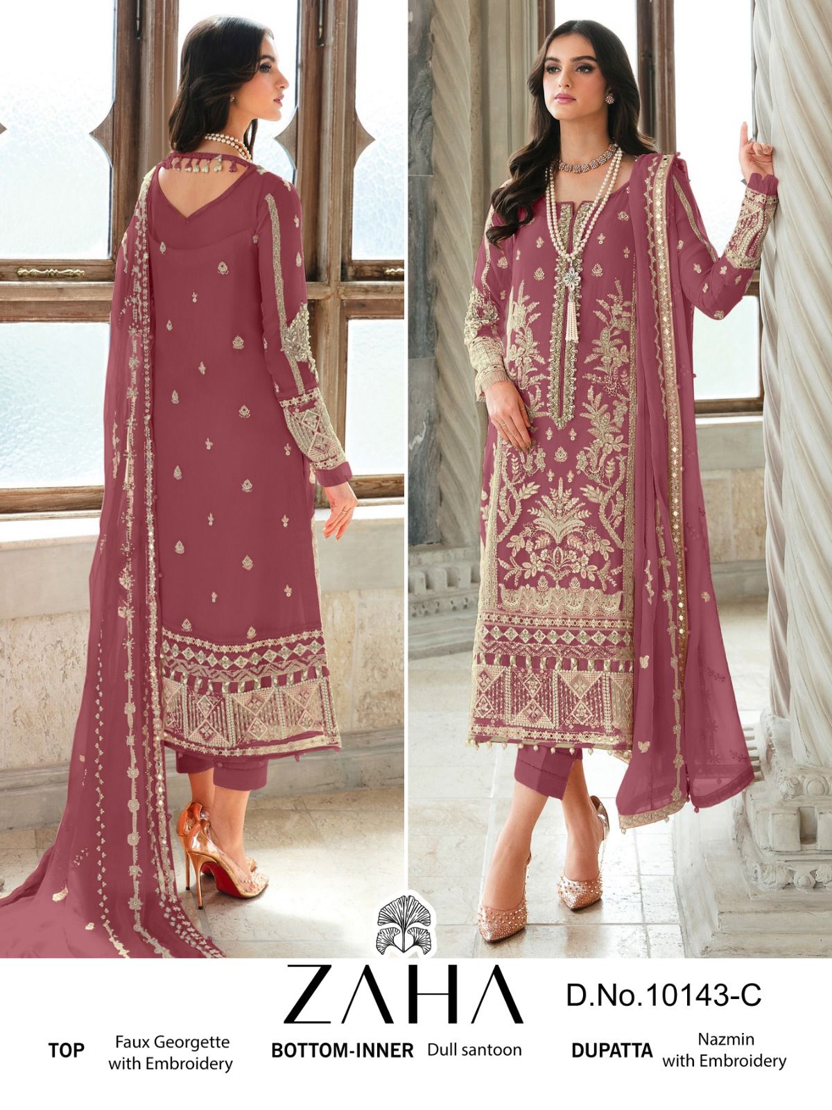 Zaha Gulaal Vol 2 Georgette Pakistani Suits Catalog
