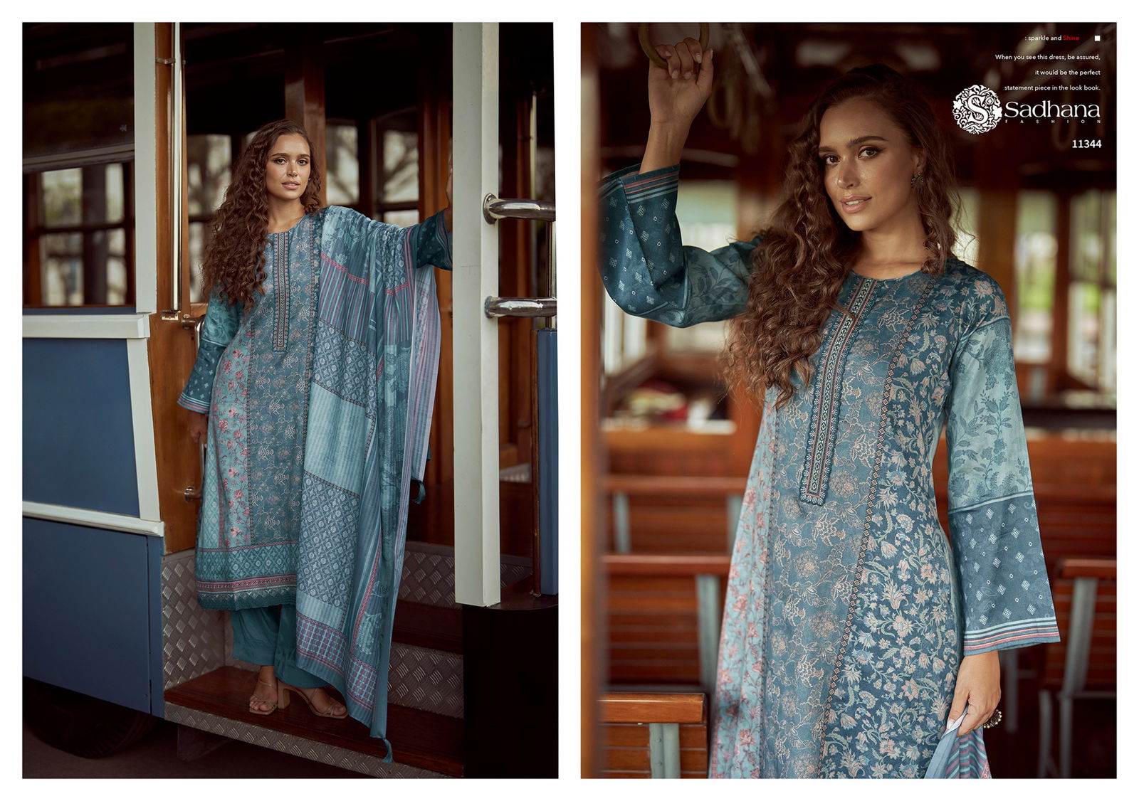 Selin By Sadhana Jam Cotton Digital Printed Dress Material Wholesale Online