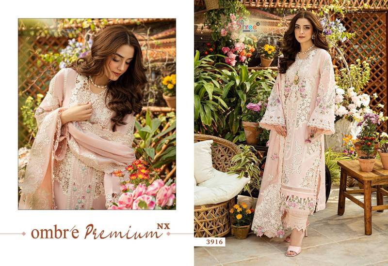 Ombre Premium Nx By Shree Cotton Pakistani Salwar Suit Wholesalers In Delhi