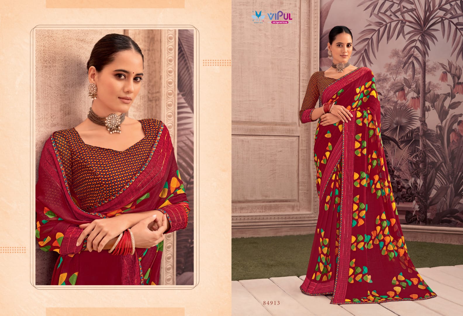 Shivani Vol 1 By Vipul Georgette Daily Wear Sarees Wholesale In India