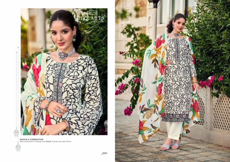 Riaz Arts Summer Star Lawn Digital Printed Dress Material Bulk Orders In India