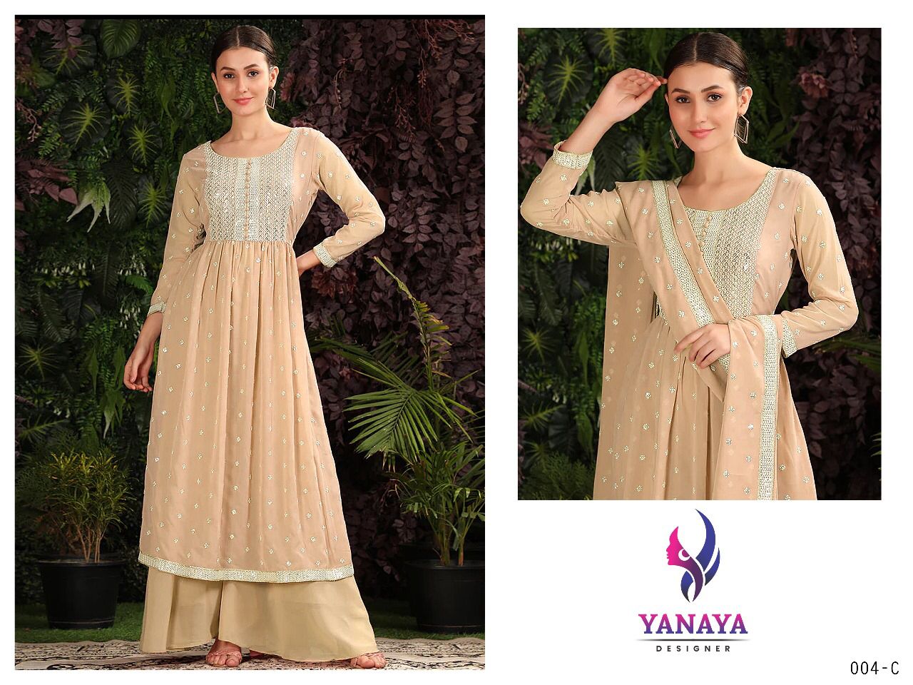YD 004 By We Sharara Readymade Suits Catalog