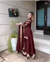 Nsr 691 Heavy Faux Georgette Embroidery Sharara Readymade Suits Orders In Surat