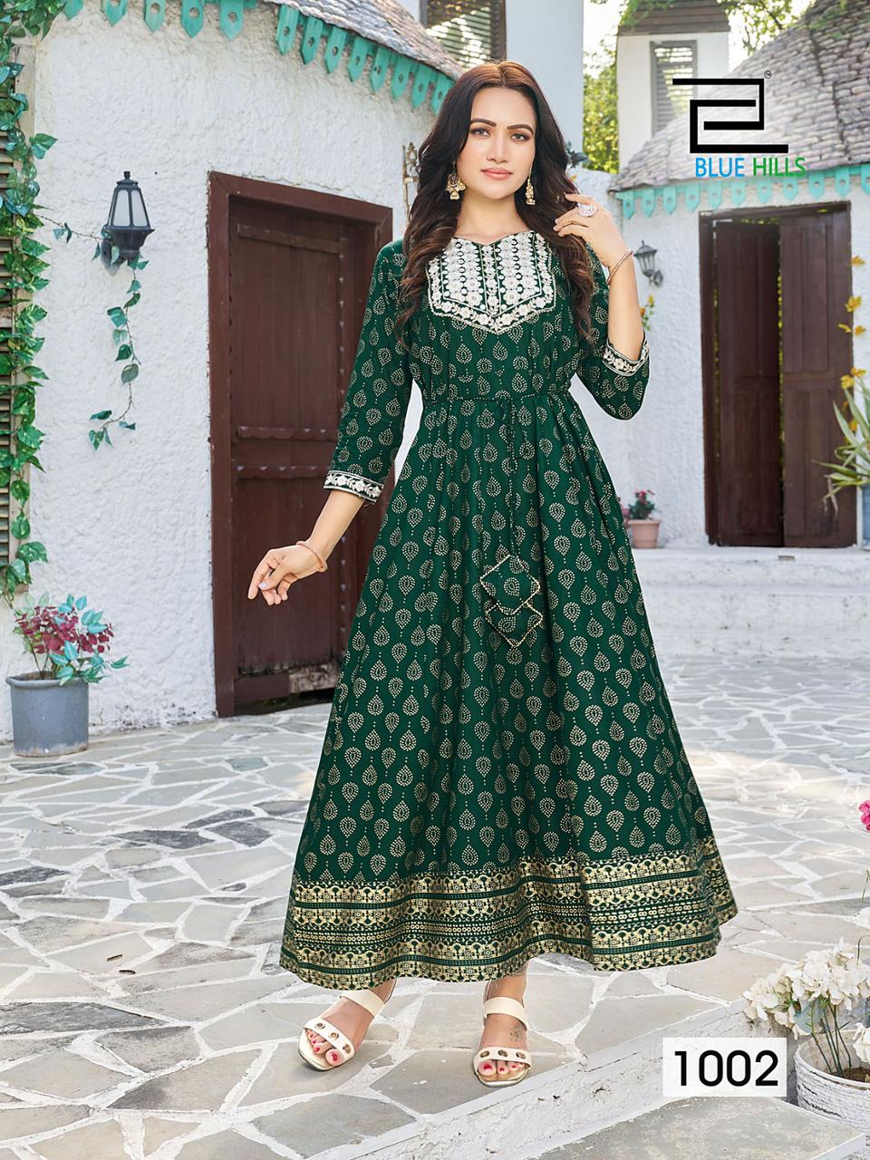 Walkway Remix Vol 1 By Blue Hills Rayon Printed Plus Size Kurtis Catalog
