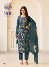 Sirin Vol 9 By Radhika Vertican Foil Printed Kurti With Bottom Dupatta