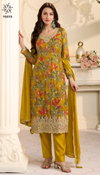 Gun Gun By Vinay Kuleesh Chinon Embroidery Surat Salwar Kameez Wholesale Market 