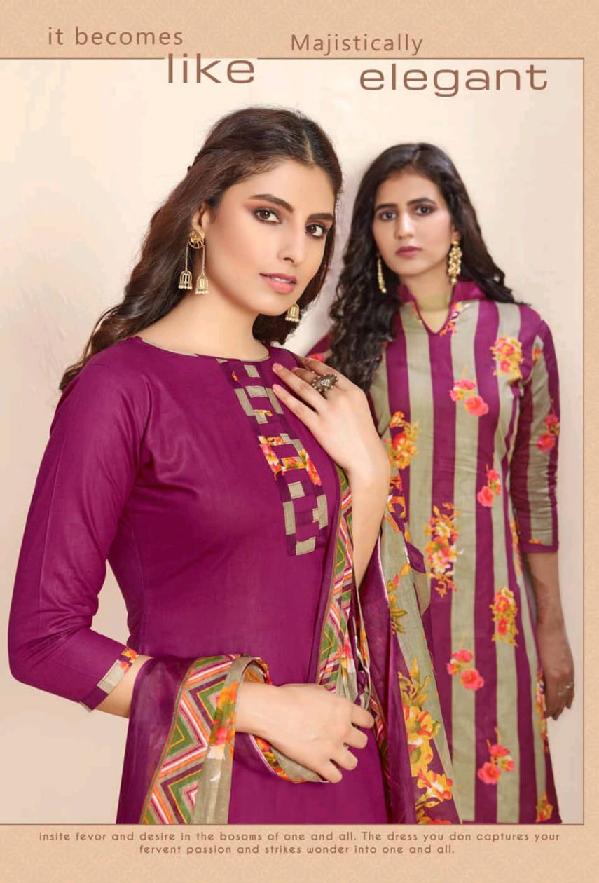Vivel Nano Patiyala Vol 4 Latest Designer Printed Daily Wear Patiyala Suit Dress Material Collection 