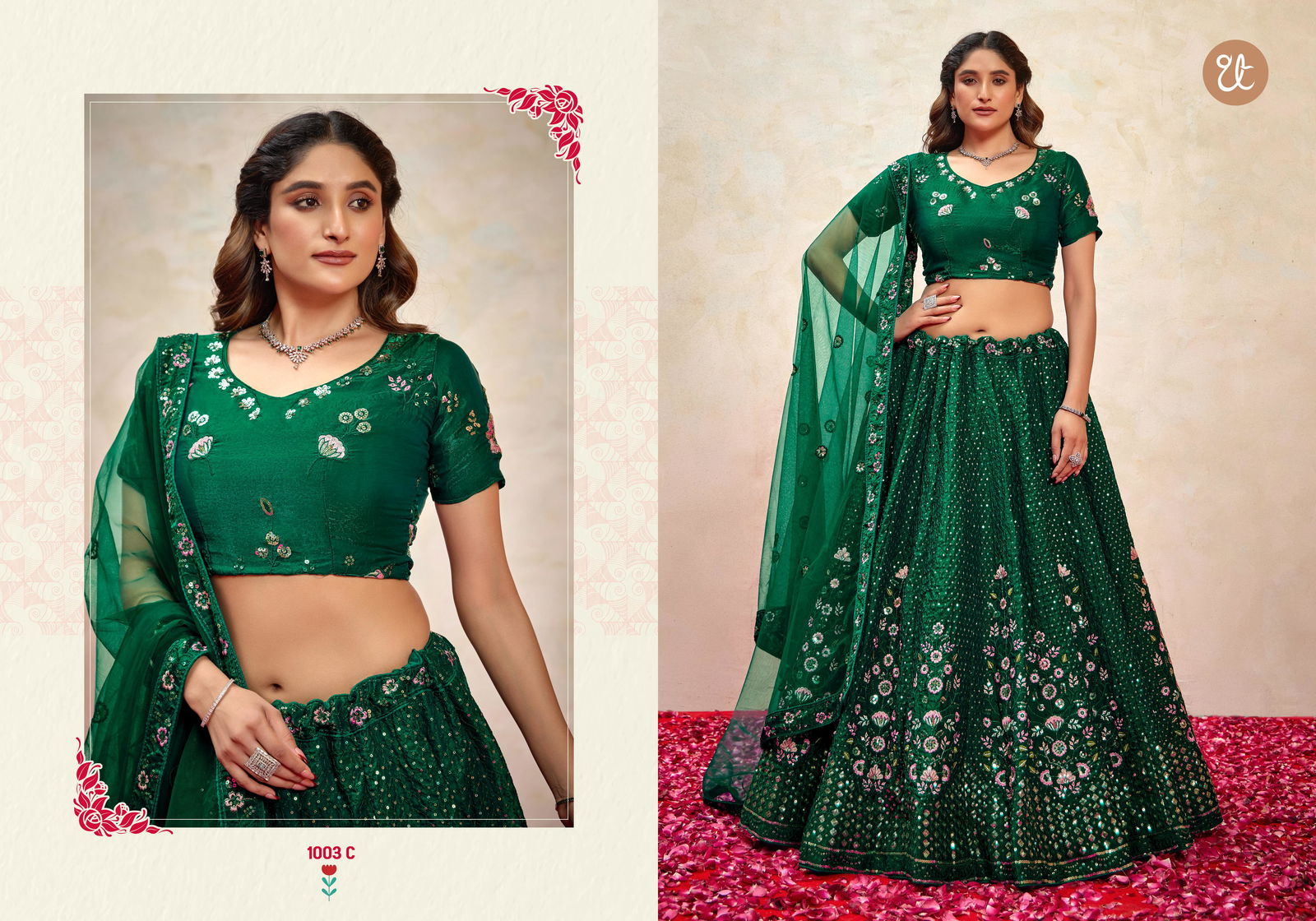 Elegance Vol 1 By Tt Fendy Silk Designer Lehenga Choli Wholesale Online