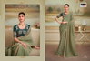 Olive Green Colour Salsa Style Vol 5 By Tfh Online Party Wear Saree Wholesale 8109
