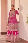 Alika By Gulkayra Georgette Indo Western Lehenga Exporters In India

