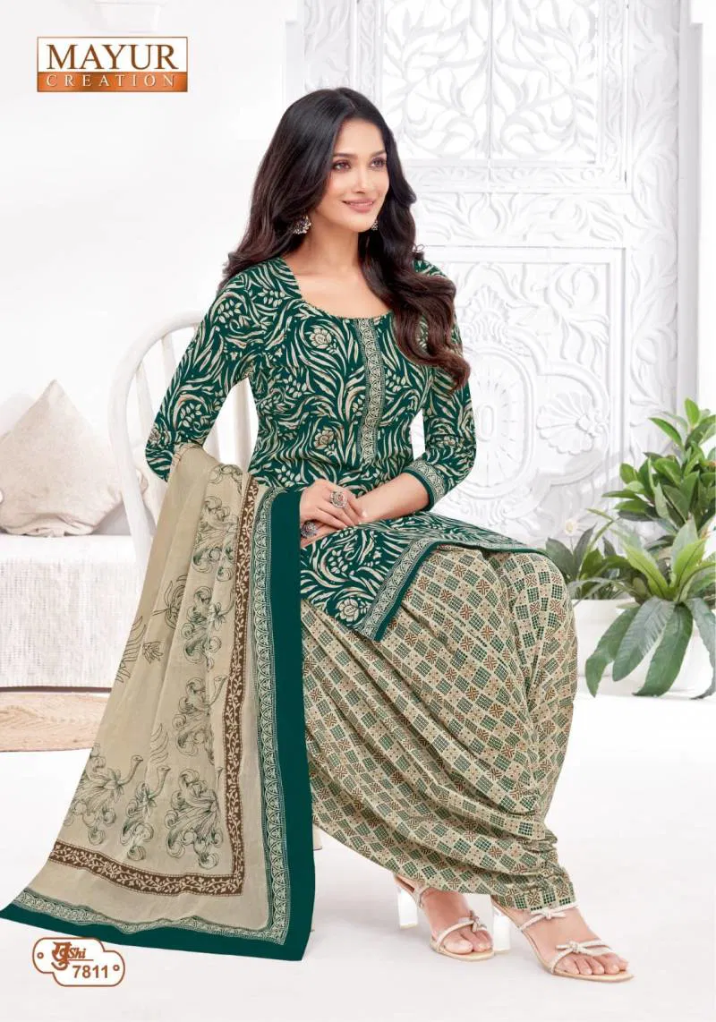 Khushi Vol 78 By Mayur Cotton Dress Material Wholesale Shop In Surat
