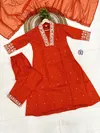 KF 637 Kalaai Viscose Chanderi Kurti With Bottom Dupatta Wholesalers In Surat