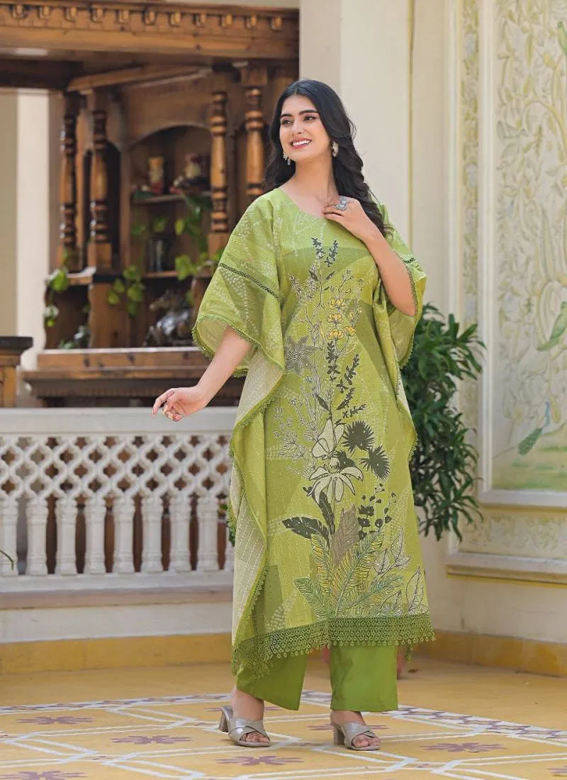 Tanyaa P 379 Cotton Fancy Kaftan With Bottom Wholesale In India