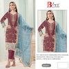 Bilqis B 239 E To H Chiffon Embroidery Pakistani Salwar Suits Wholesale Online
