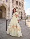 Jhalak By Sayuri Chinon Silk Wholesale Gown With Dupatta Suppliers In Mumbai
