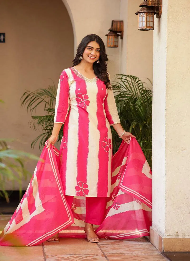 Tanyaa P 268 Cotton Kurti With Bottom Dupatta Wholesale Price In Surat