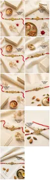 Brass High Gold Task Rakhi 1 