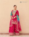 Aruna By Aashirwad Mor Bagh Chinon Silk Wholesale Readymade Suits In India