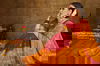 LAXMIMAYA MANJRI Latest Fancy Casual Wear Designer China Chiffon printed Saree Collection