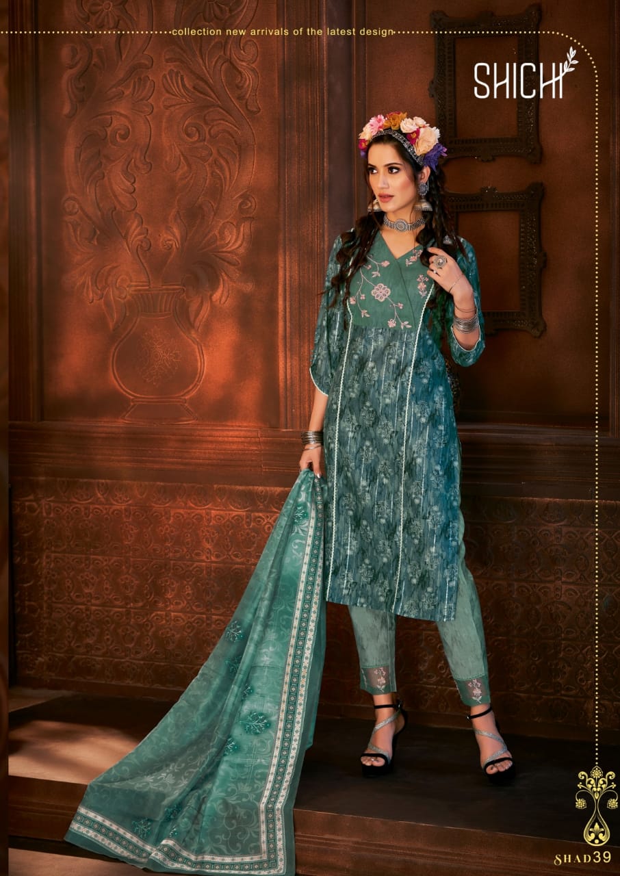 Shichi Adaa Collection Exclusive Wear Regular Wear Ploly Ready Made signature-1-casual-daily-wear-cotton-fancy-designer-kurti-With Collection