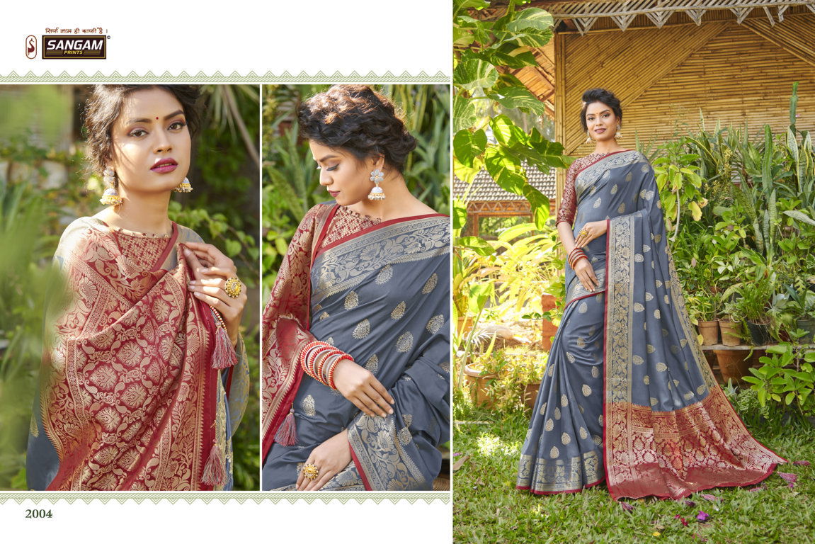 Sangam Sambhalpuri Latest Designer Handloom Silk Festival Wear Sarees Collection
