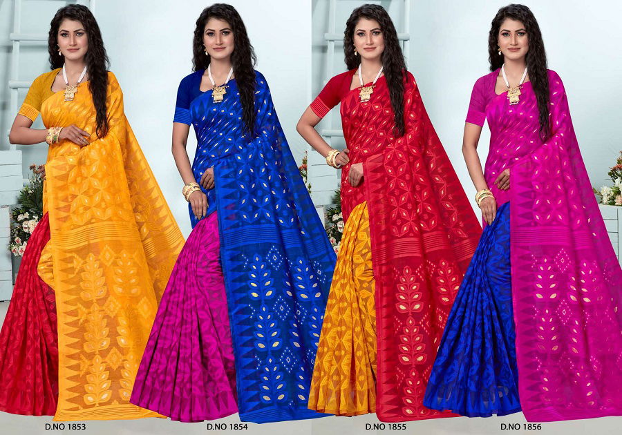 Kalista Kiyansha Casual Wear Cotton Silk Designer Saree Collection

