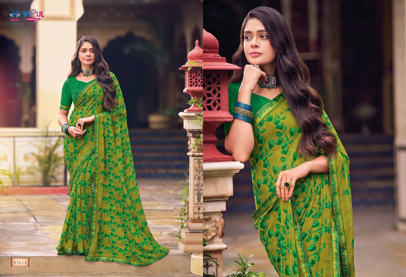 Tulsi Vol 9 By Vipul Georgette Daily Wear Sarees Wholesalers In Delhi