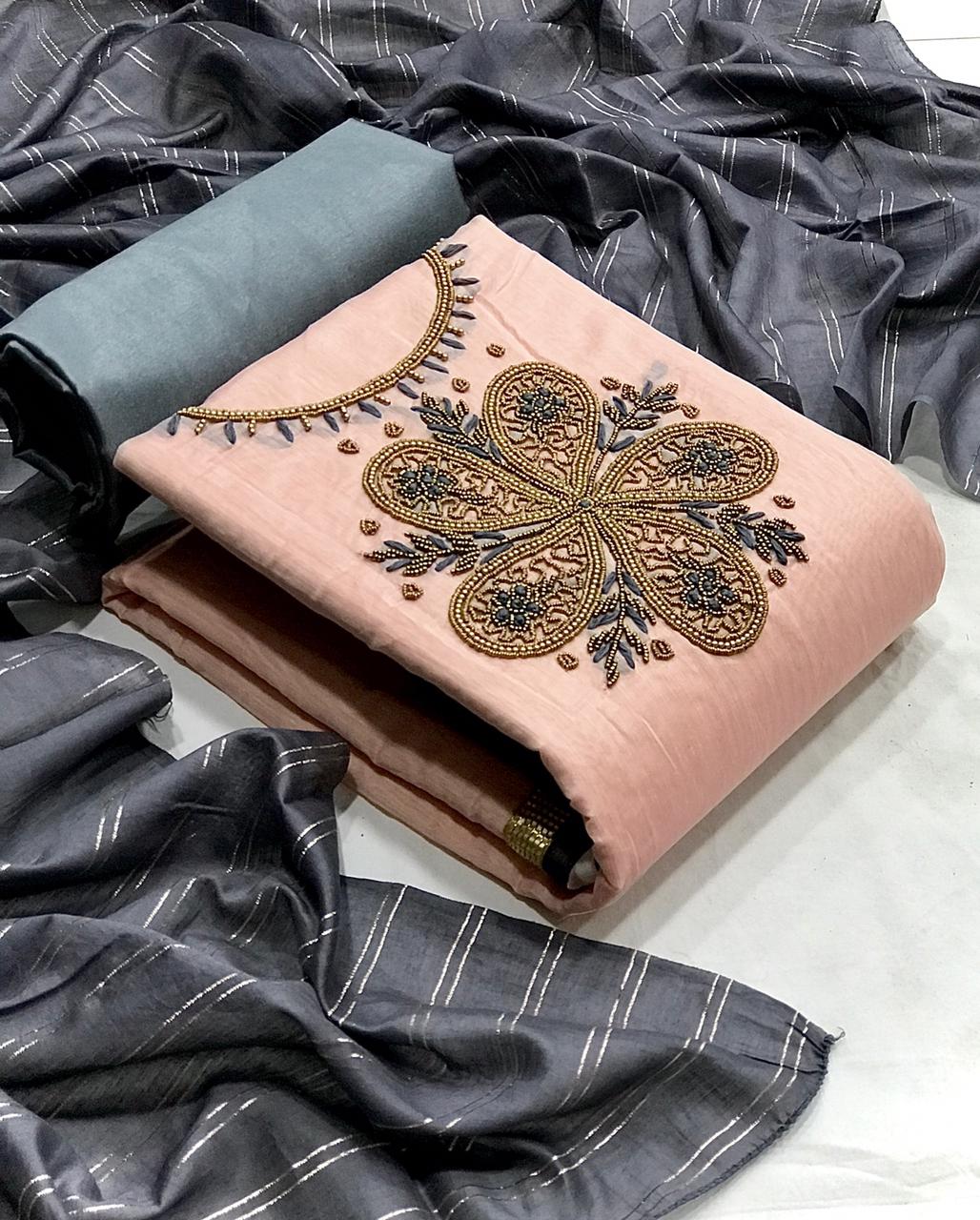 Designer Handwork Suits 75 Latest Fancy Casual Wear Designer Dress Material Collection
