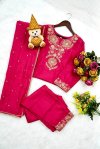 KF 58 Kalaai Viscose Embroidery Kurti With Bottom Dupatta 