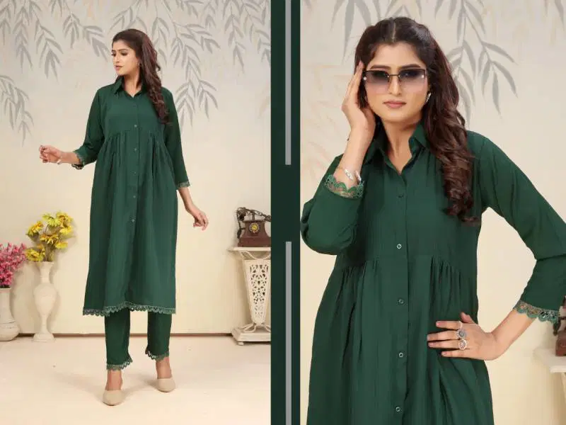 Ice Vol 1 By Moksh Rinkal Cotton Kurti With Bottom Wholesale In India