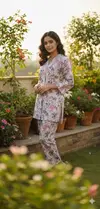 Naisha K 383 Cotton Printed Light Work Casual Wear Co Ord Set Wholesale Suppliers In Mumbai