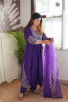 KF 4001 Kalaai Viscose Chanderi Kurti With Bottom Dupatta Suppliers In India