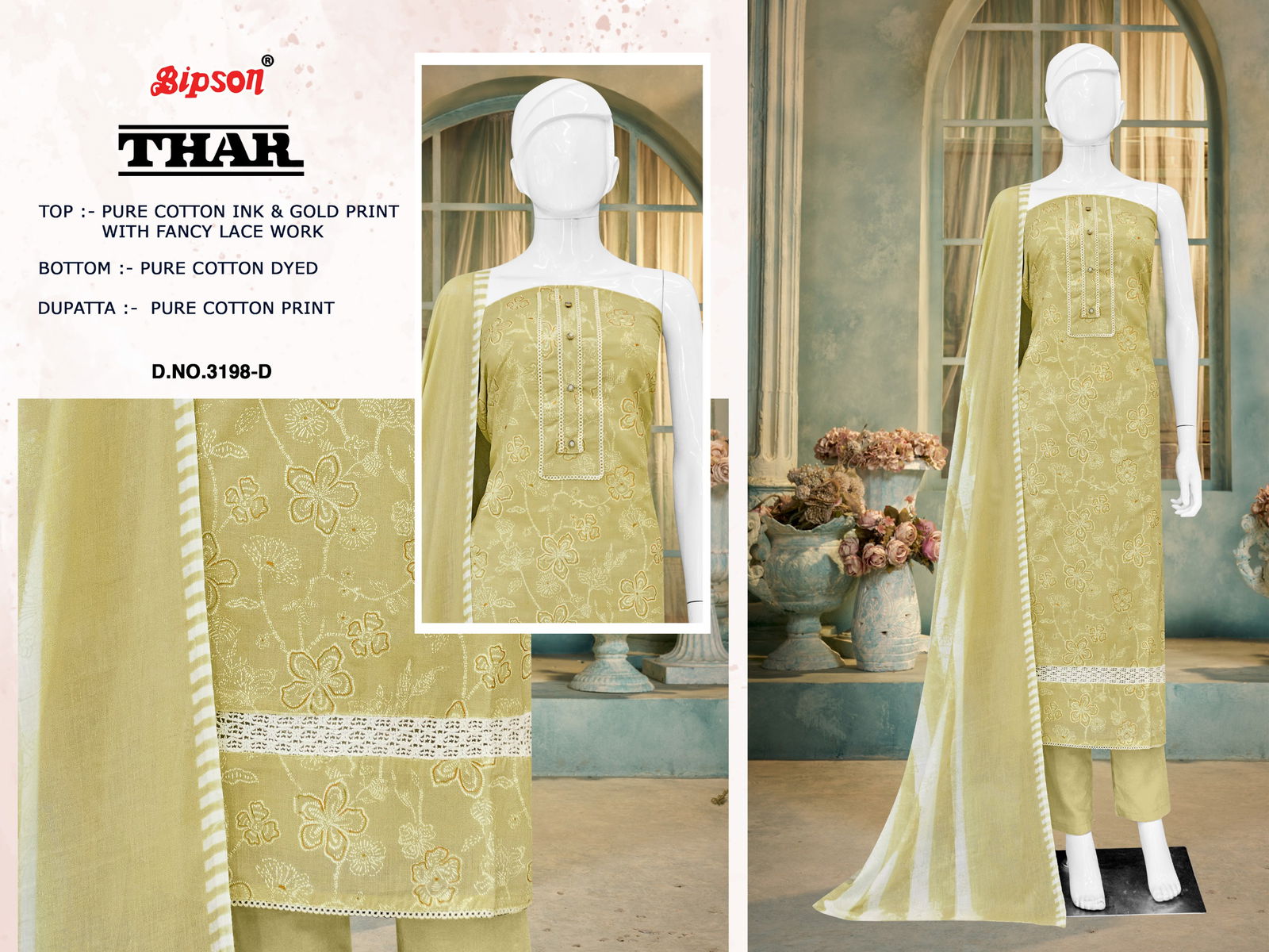 Thar 3198 By Bipson Cotton Printed Dress Material Wholesale Price In Surat
