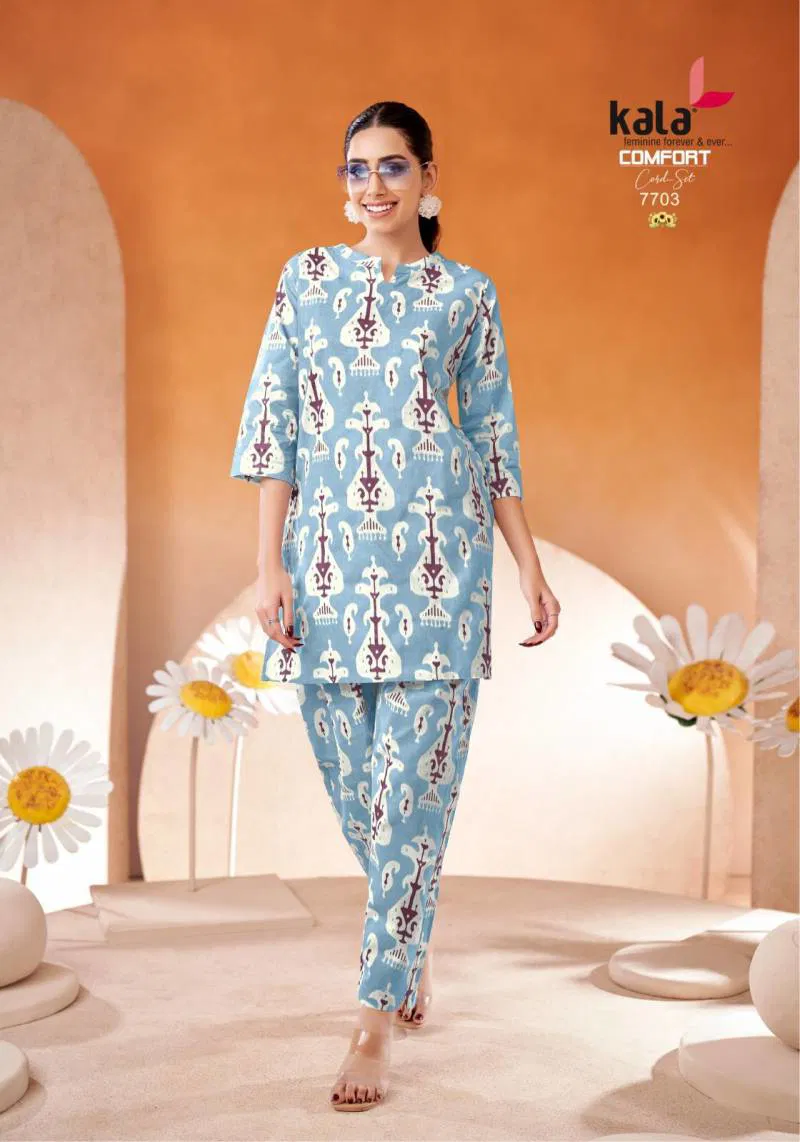 Comfort Cord Set Vol 2 By Kala Printed Cotton Co Ord Set Wholesalers In Delhi