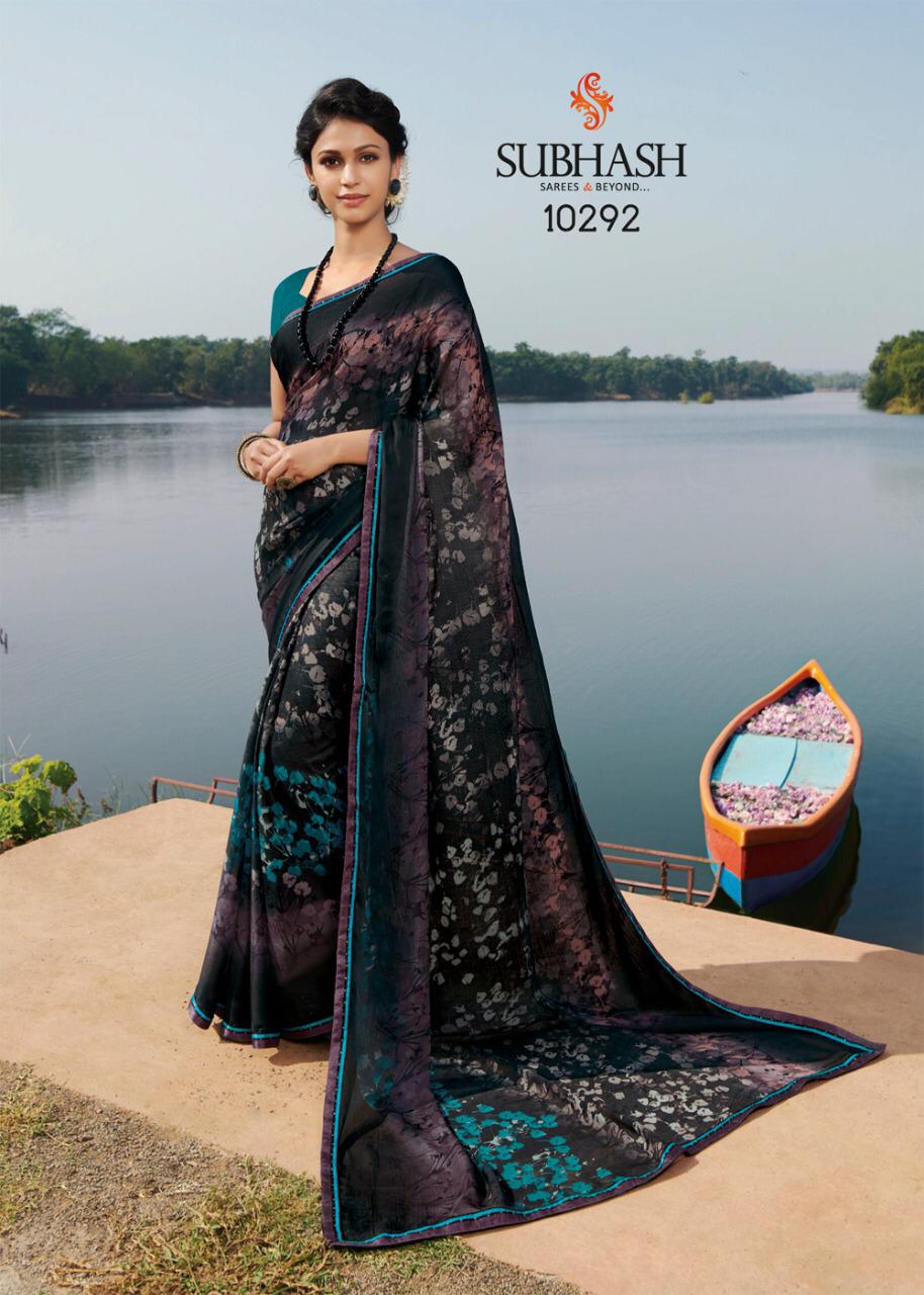 Subhash Hero 8 Latest Designer Printed casual Wear Saree Collection 