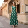 Floral 01 To 05 Designer Cotton Printed Sleeveless Maxi Dress Surat Wholesale Market