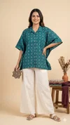 K 924 Vol 2 By Naisha Cotton Printed Kaftan Style Shirt Ladies Tops
