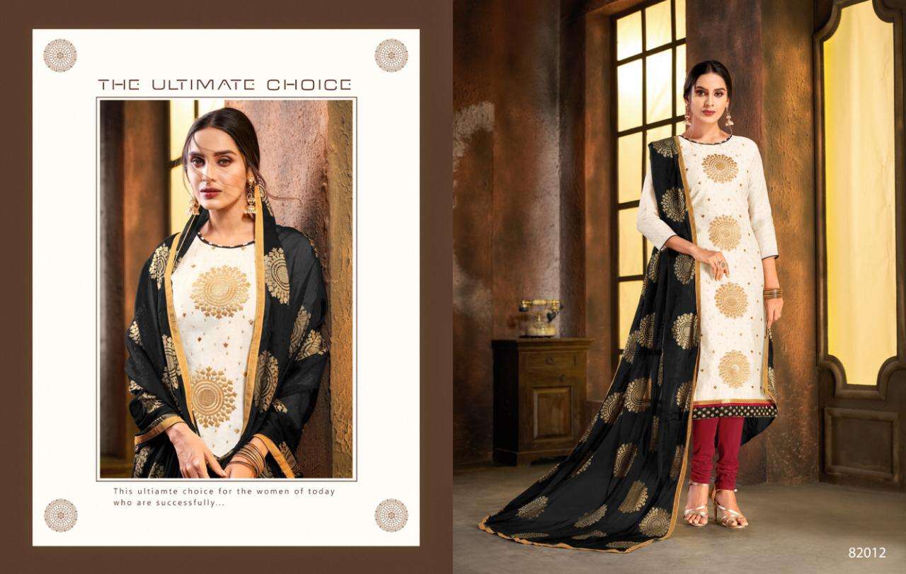 Kapil Spring Vol 5 Latest Designer Heavy Modal Cotton Hand Work Dress Material Collection With Chiffon Four Sided Lace Dupatta 