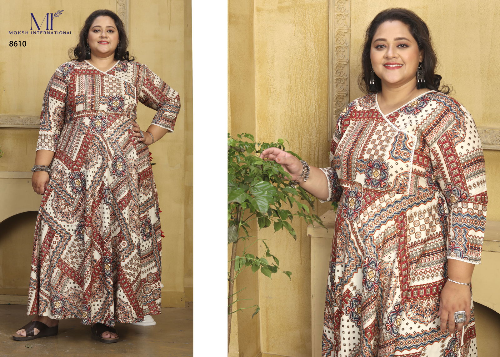 Jambo Vol 1 By Moksh Rayon Printed Plus Size Kurtis Catalog